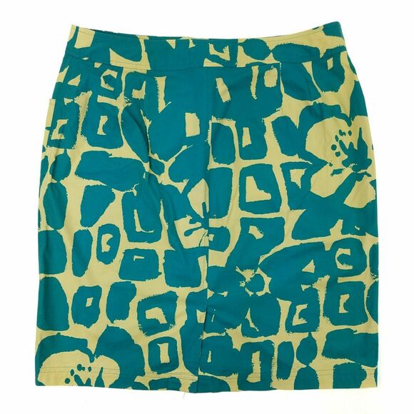 August Silk Skirt Womens 6 Short Mini Pencil Straight Stretch Bottoms Zipper - Picture 6 of 8